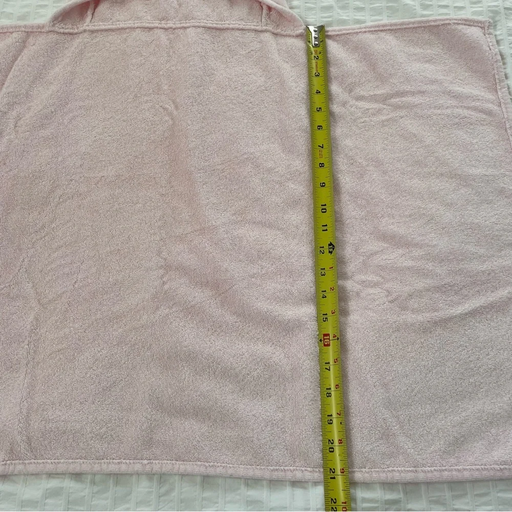 Pottery Barn Kids Critter Plush Kid Hooded Towel Collection Light Pink Bunny